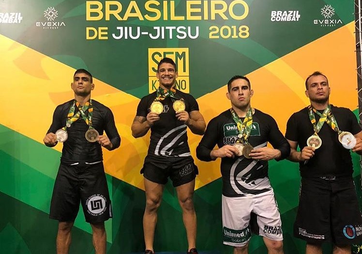 Hugo Marques e Carina Santi faturam ouro duplo no Brasileiro de Jiu-Jitsu Sem Kimono